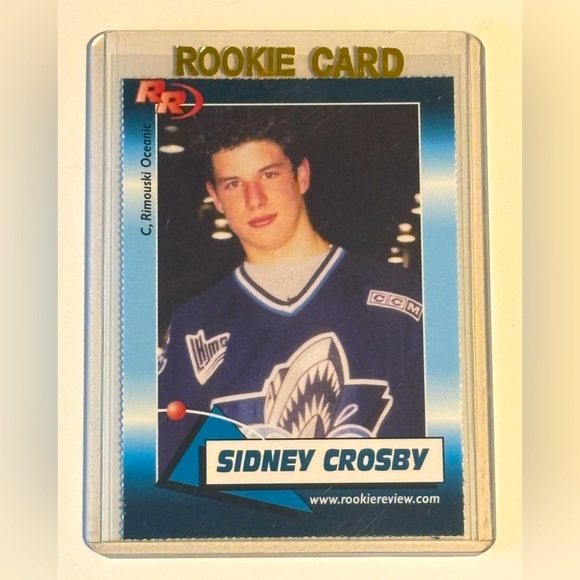 ⚾️3/$15 Sidney Crosby 2004/05 Pittsburgh Penguins Junior Rookie RC Hockey Card - Picture 2 of 2